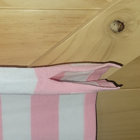 NWT | Pink & White Stripe Rhinestone Strawberry Icon Sweater| Small - Picture 5 of 7